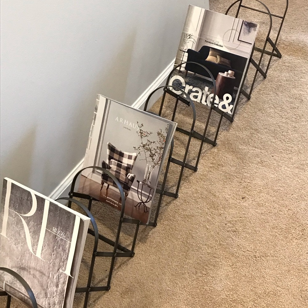 Pottery Barn Accordion Magazine Rack! ❤️ - Picture 5 of 8